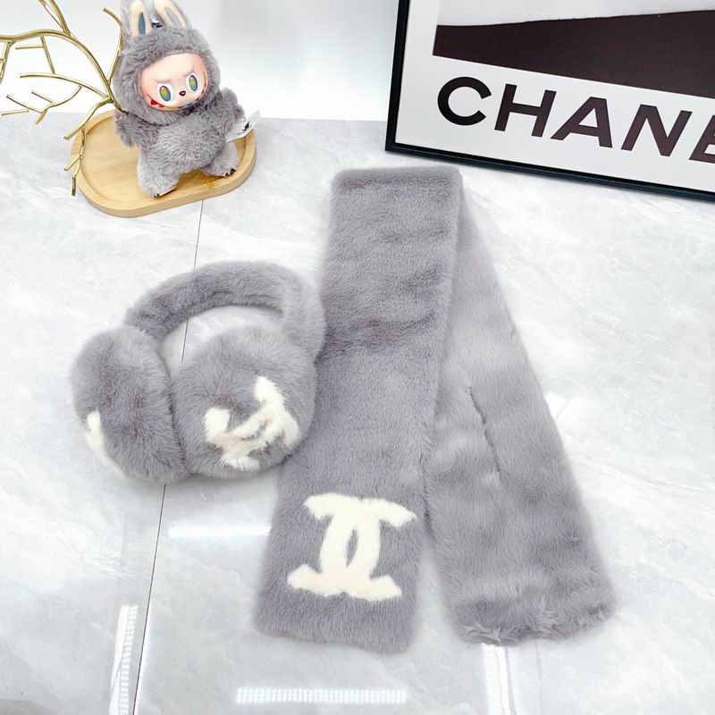 Chanel scarf earmuff dx (75)