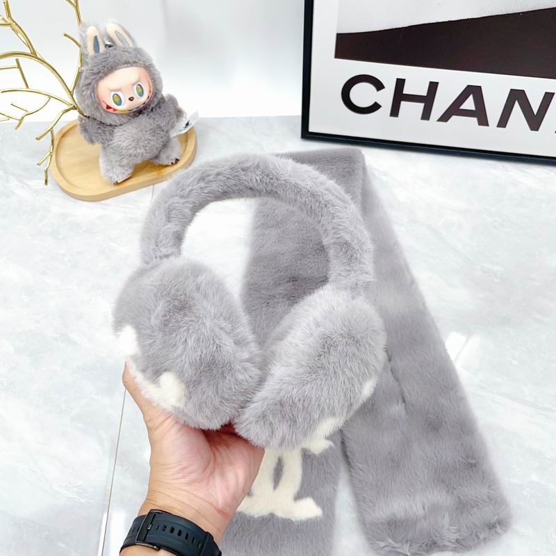 Chanel scarf earmuff dx (77)