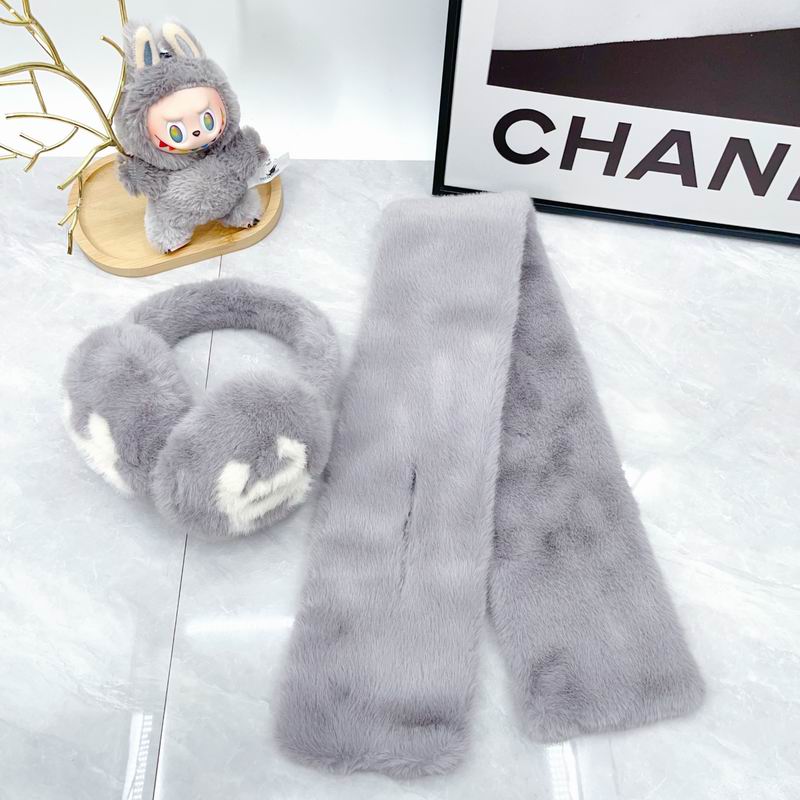 Chanel scarf earmuff dx (79)