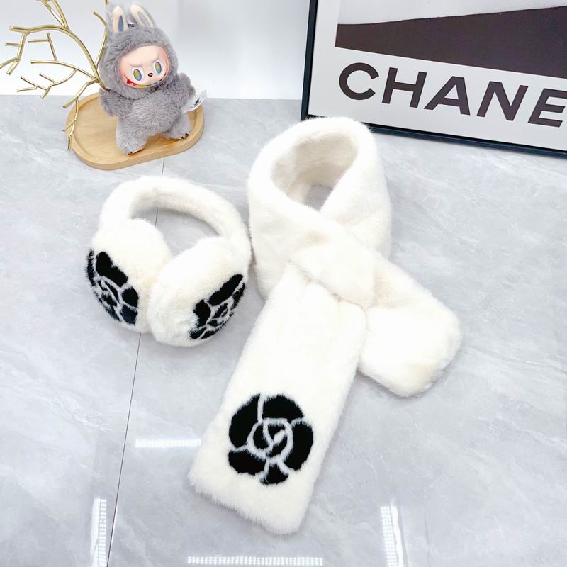 Chanel scarf earmuff dx (9)