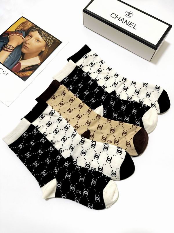 Chanel socks QY (3)