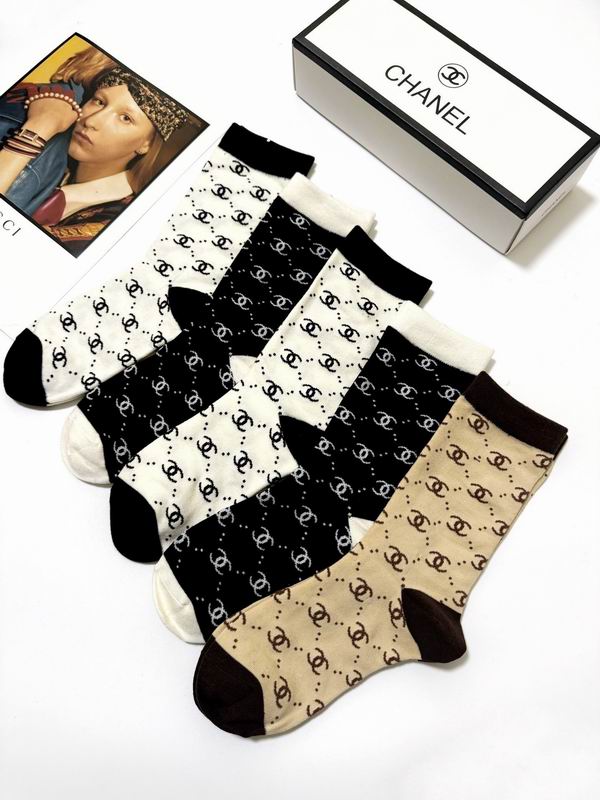 Chanel socks QY (8)