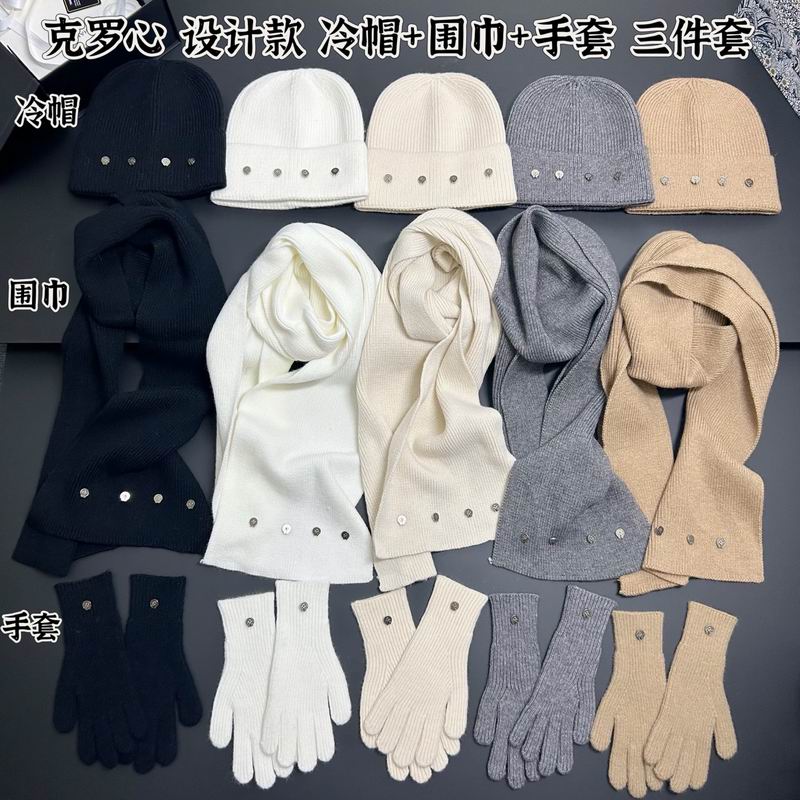 Chrome Hearts scarf hat gloves dx (1)