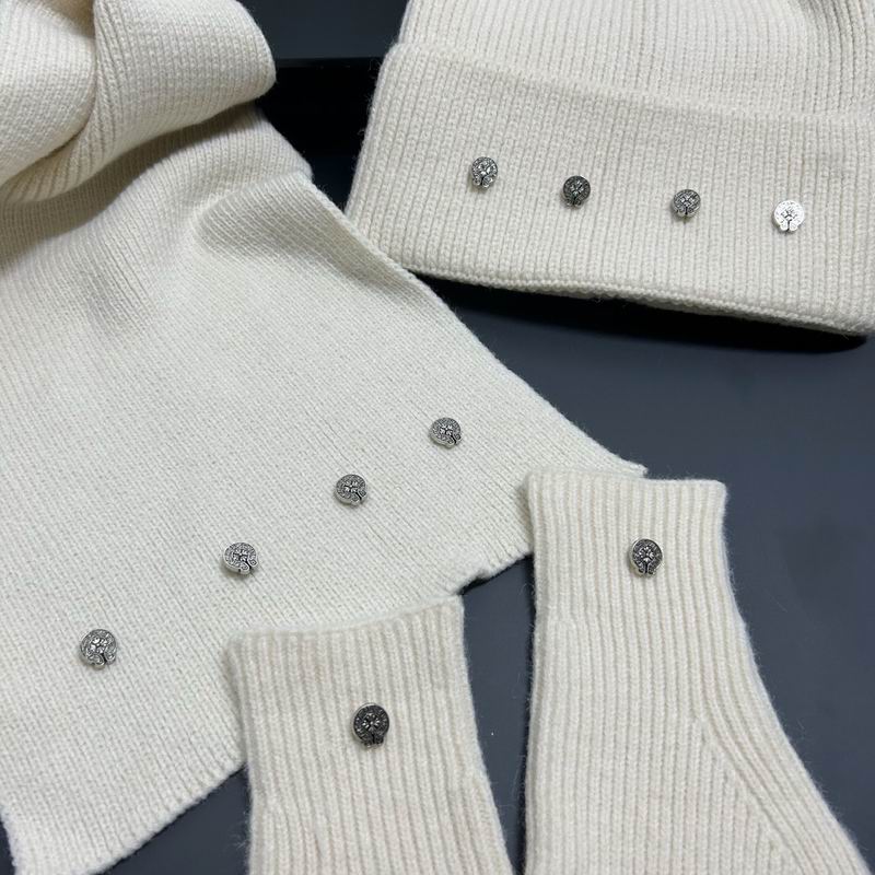 Chrome Hearts scarf hat gloves dx (4)