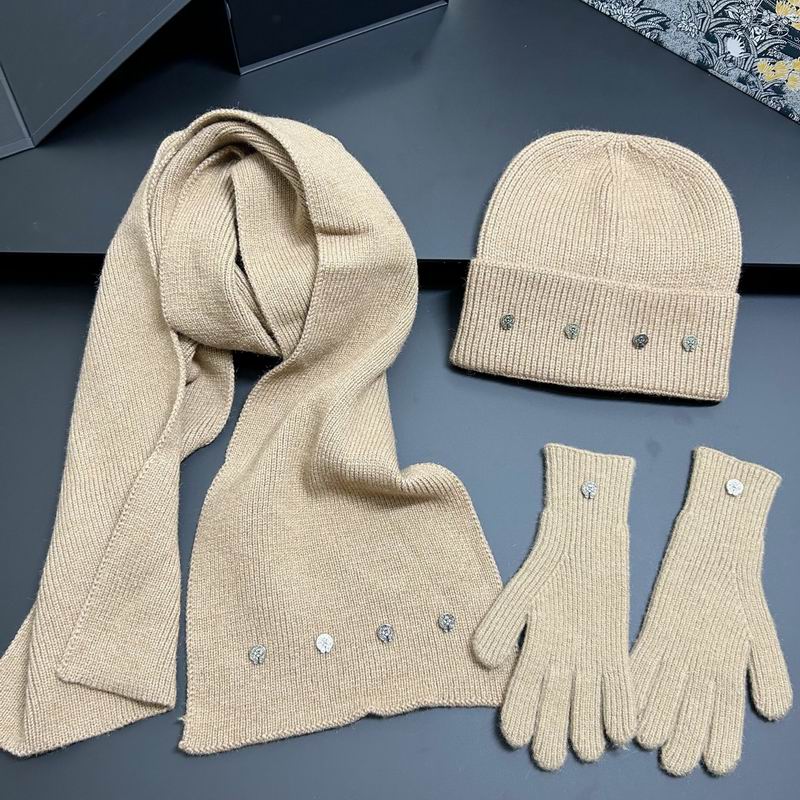 Chrome Hearts scarf hat gloves dx (5)