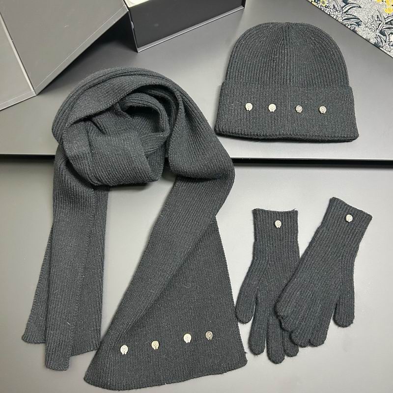 Chrome Hearts scarf hat gloves dx (9)