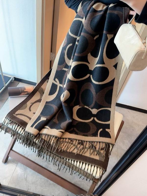Coach Scarf 190X60cm 97%羊毛3%羊绒 E23 (20)