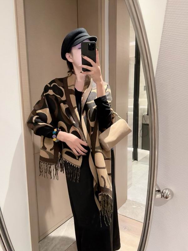 Coach Scarf 190X60cm 97%羊毛3%羊绒 E23 (22)