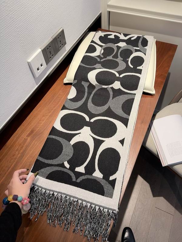 Coach Scarf 190X60cm 97%羊毛3%羊绒 E23 (24)