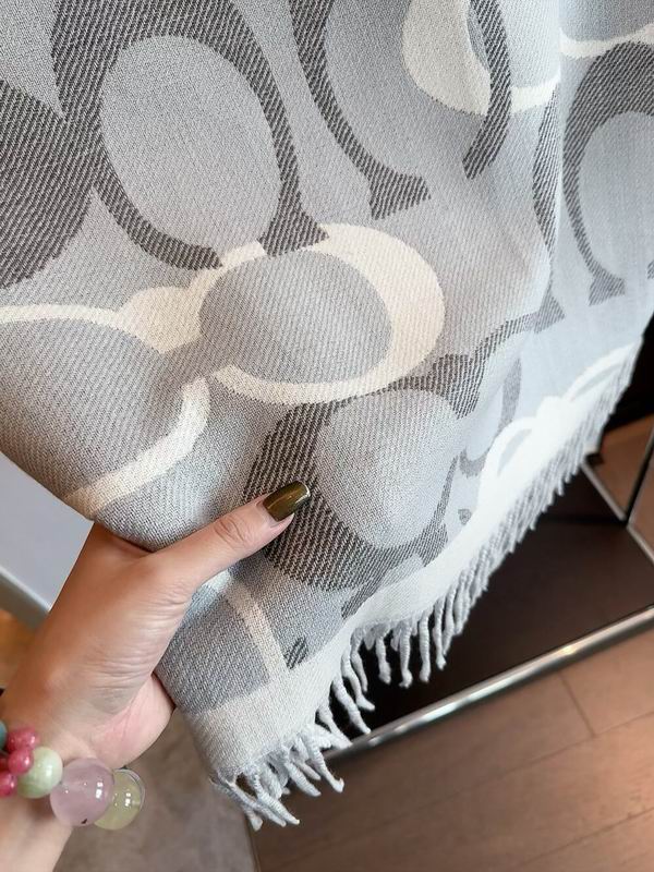 Coach Scarf 190X60cm 97%羊毛3%羊绒 E23 (3)
