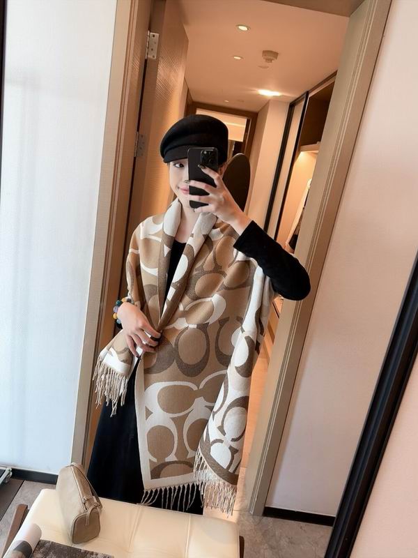 Coach Scarf 190X60cm 97%羊毛3%羊绒 E23 (8)