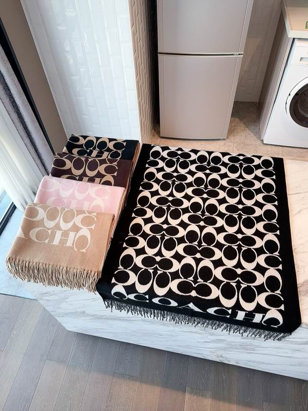 Coach Scarf 195X53cm 97%羊毛3%羊绒 E21 (10)