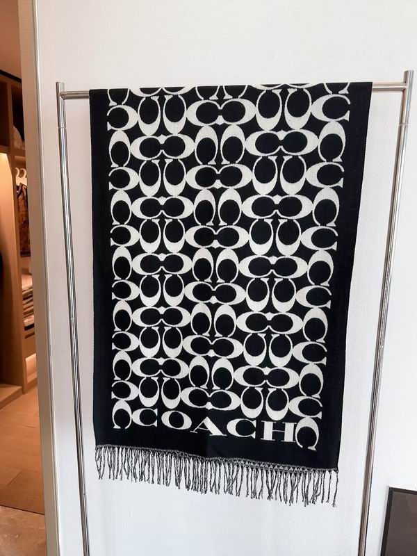 Coach Scarf 195X53cm 97%羊毛3%羊绒 E21 (11)