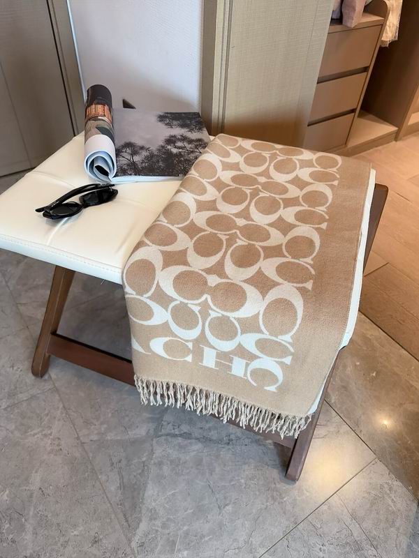 Coach Scarf 195X53cm 97%羊毛3%羊绒 E21 (15)