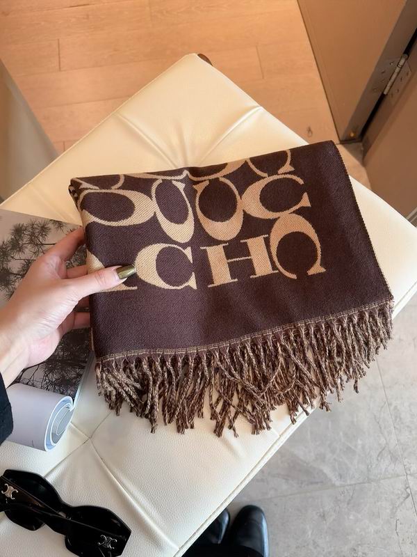 Coach Scarf 195X53cm 97%羊毛3%羊绒 E21 (4)