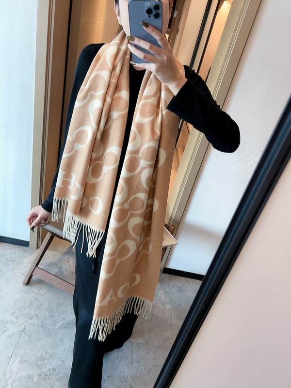 Coach Scarf 195X53cm 97%羊毛3%羊绒 E24 (17)