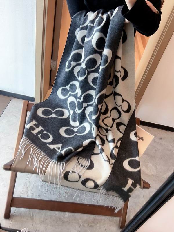 Coach Scarf 195X53cm 97%羊毛3%羊绒 E24 (3)