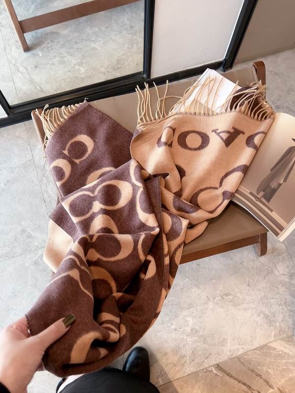 Coach Scarf 195X53cm 97%羊毛3%羊绒 E24 (7)