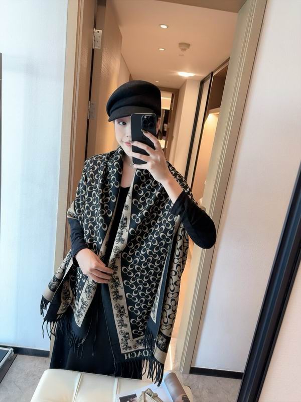 Coach Scarf 195X53cm 97%羊毛3%羊绒 E35 (2)
