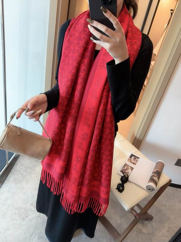 Coach Scarf 195X53cm 97%羊毛3%羊绒 E35 (5)