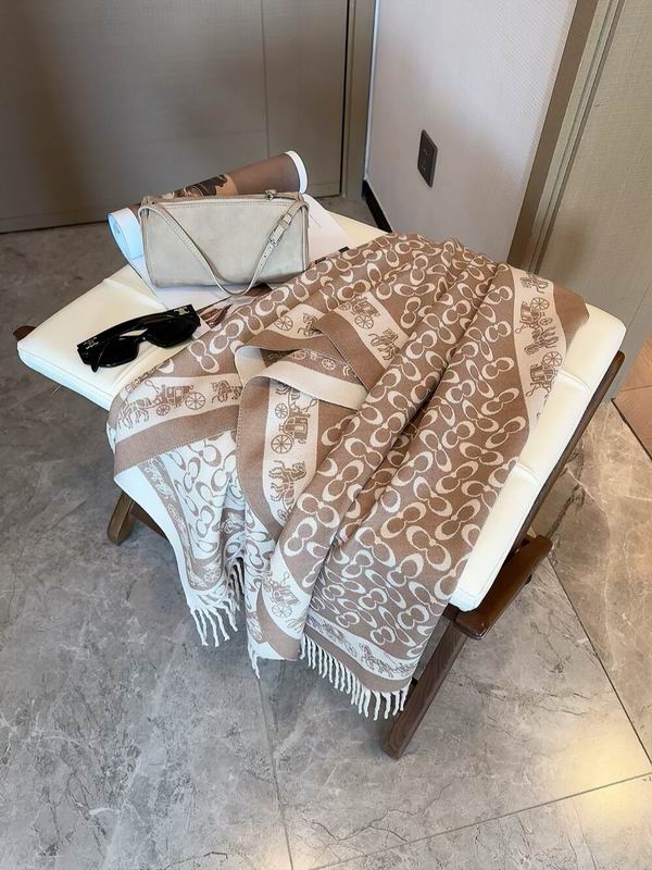 Coach Scarf 195X53cm 97%羊毛3%羊绒 E35 (7)
