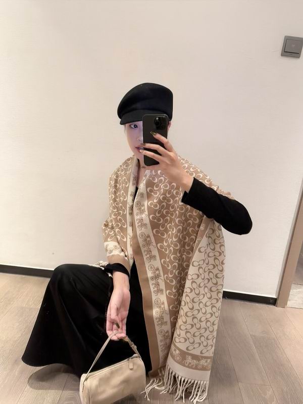 Coach Scarf 195X53cm 97%羊毛3%羊绒 E35 (8)