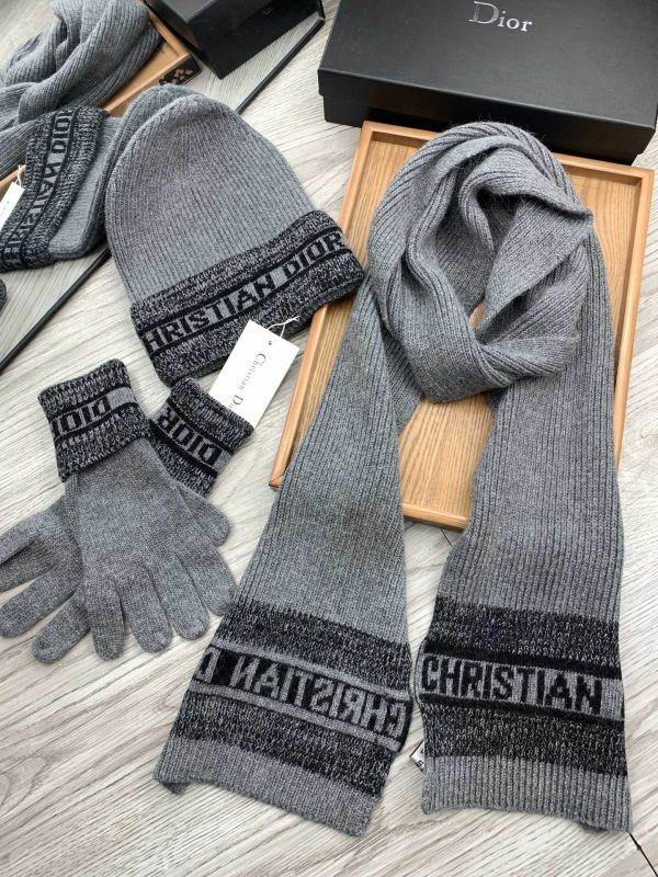 Dior Scarf Hat gloves hm (18)