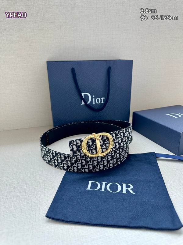 Dior belt 35mmX95-125cm 8L (90)