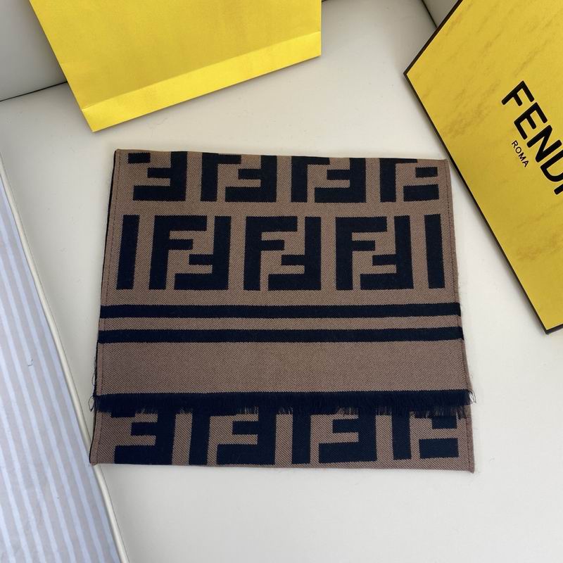 Fendi Scarf 35X180cm 95%羊毛5%蚕丝 E03 (9)