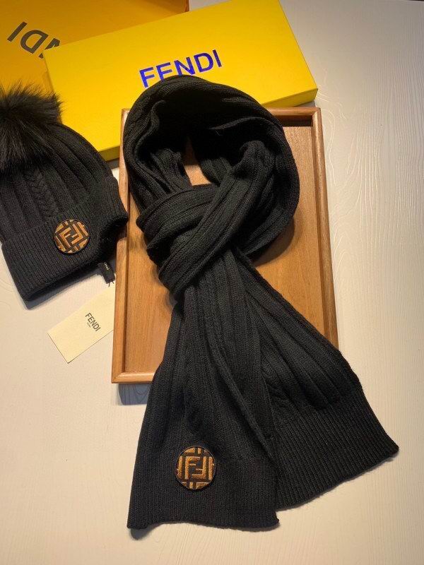 Fendi Scarf Hat hm (21)