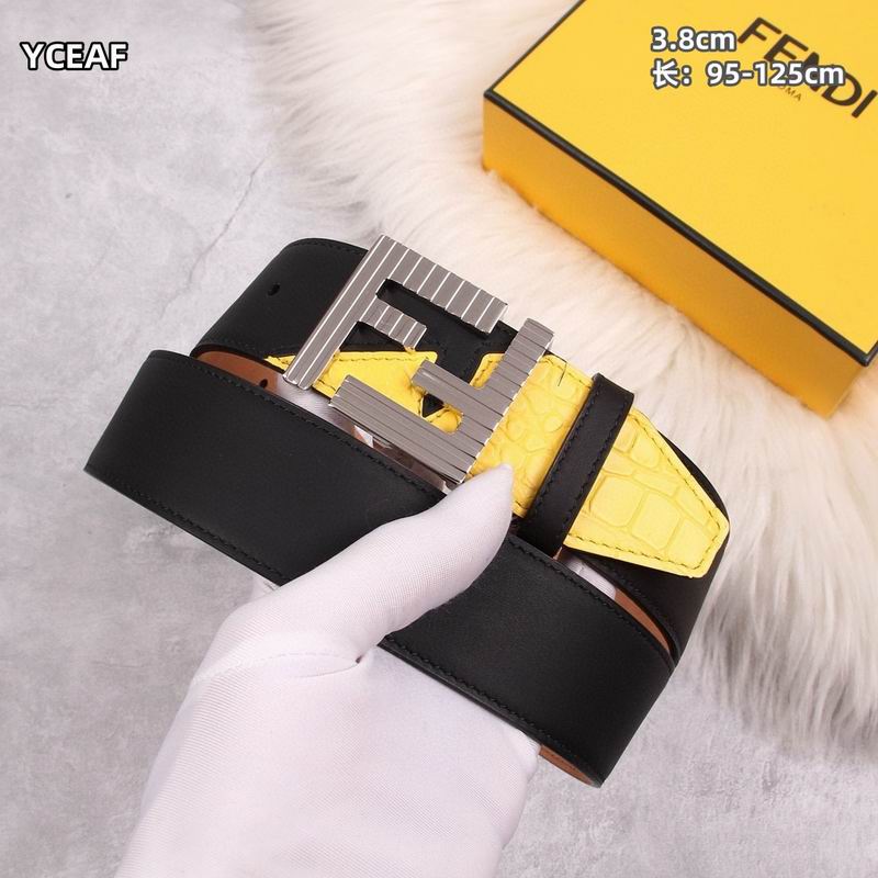 Fendi belt 38mmX95-125cm 8L (2)