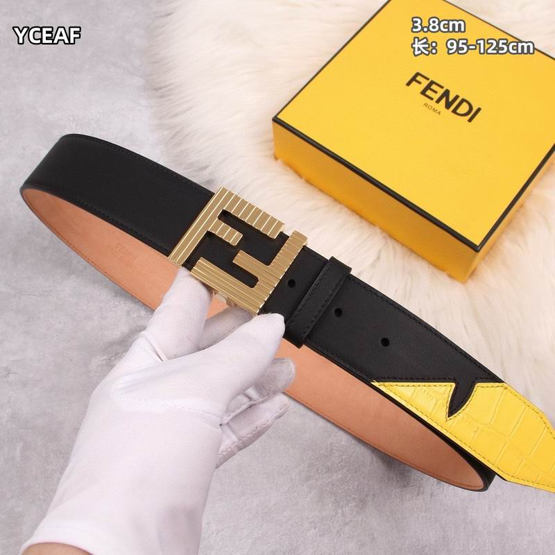 Fendi belt 38mmX95-125cm 8L (8)