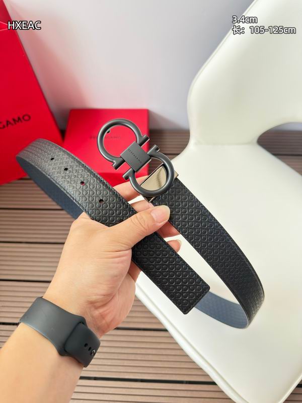 Ferragamo belt 34mmX105-125cm 8L (11)