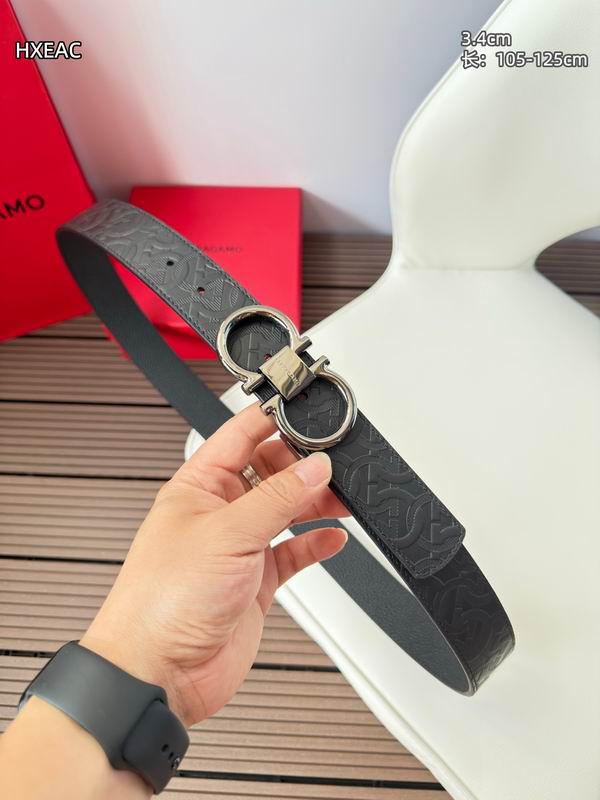Ferragamo belt 34mmX105-125cm 8L (13)