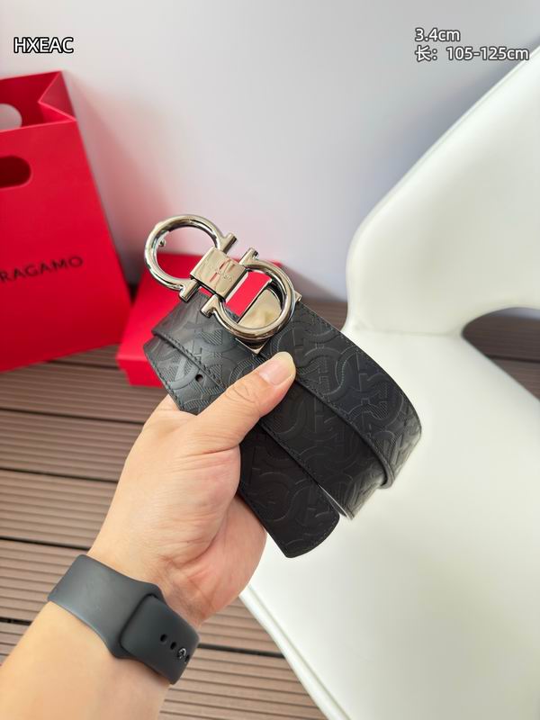 Ferragamo belt 34mmX105-125cm 8L (14)