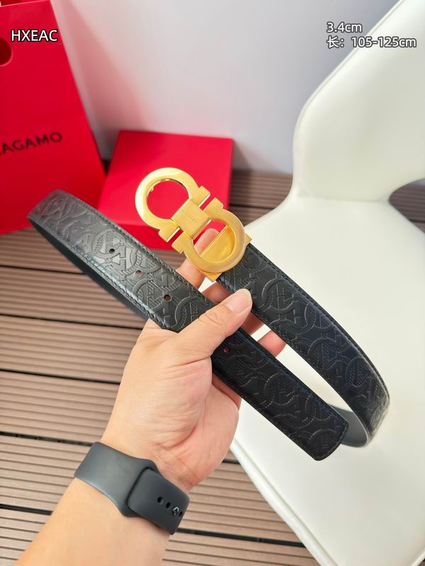 Ferragamo belt 34mmX105-125cm 8L (19)