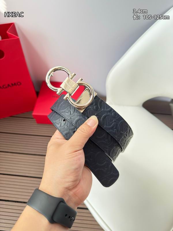 Ferragamo belt 34mmX105-125cm 8L (2)