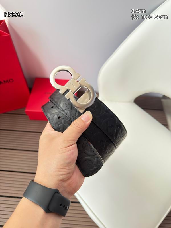 Ferragamo belt 34mmX105-125cm 8L (22)