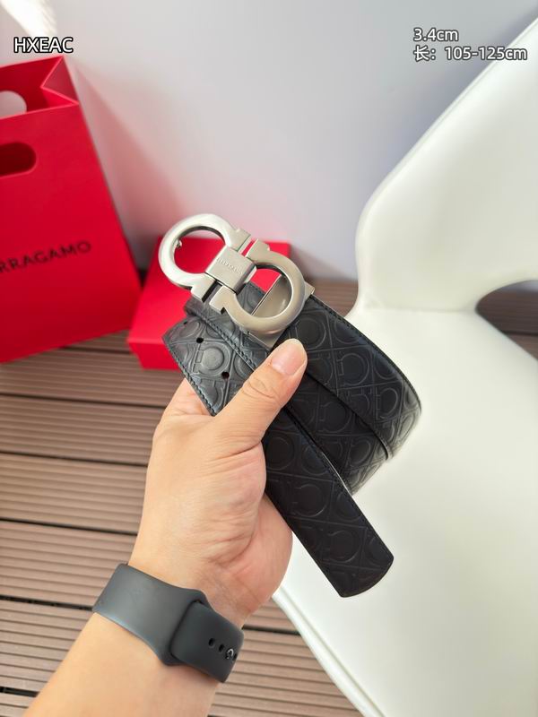 Ferragamo belt 34mmX105-125cm 8L (26)