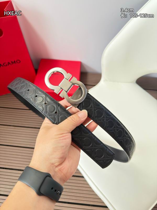 Ferragamo belt 34mmX105-125cm 8L (27)
