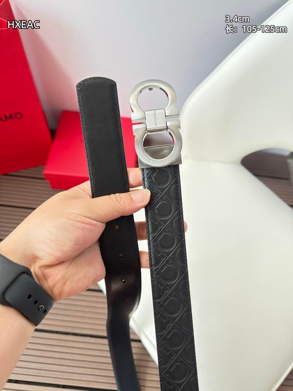 Ferragamo belt 34mmX105-125cm 8L (28)