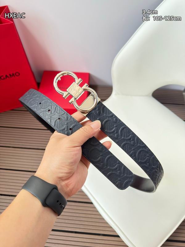 Ferragamo belt 34mmX105-125cm 8L (3)