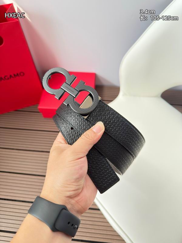 Ferragamo belt 34mmX105-125cm 8L (30)