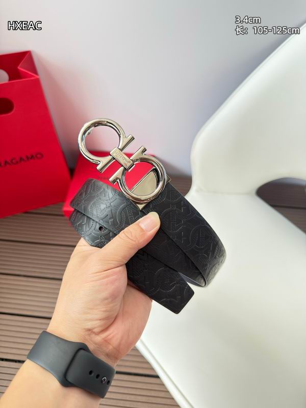 Ferragamo belt 34mmX105-125cm 8L (34)