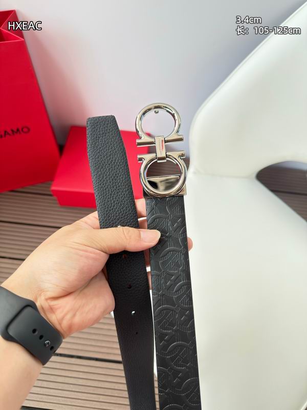 Ferragamo belt 34mmX105-125cm 8L (36)