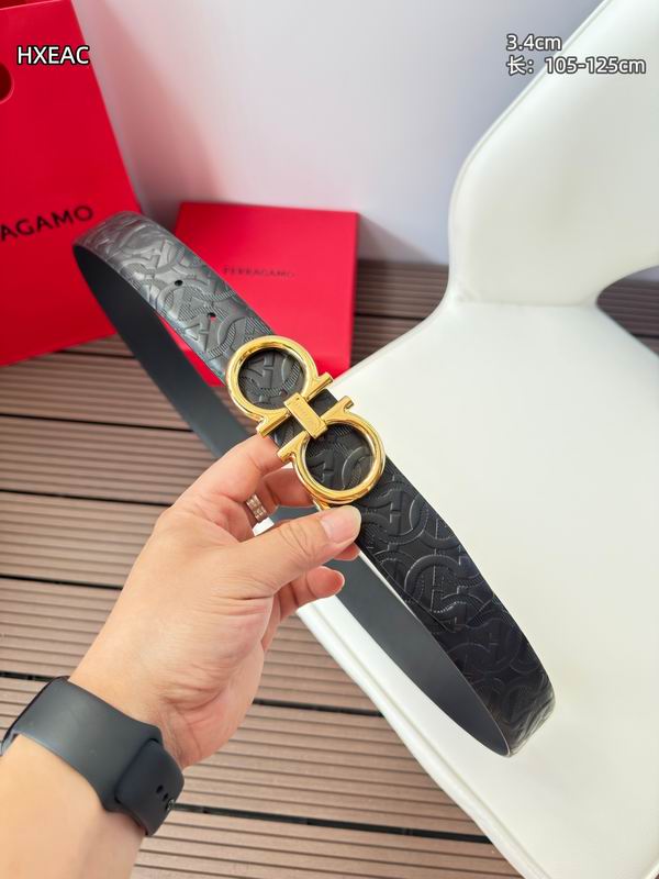 Ferragamo belt 34mmX105-125cm 8L (37)
