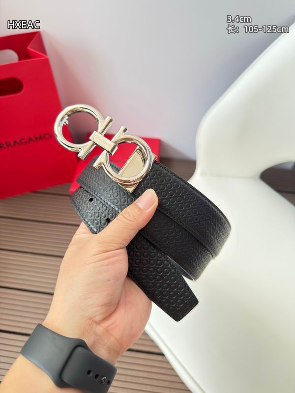 Ferragamo belt 34mmX105-125cm 8L (42)