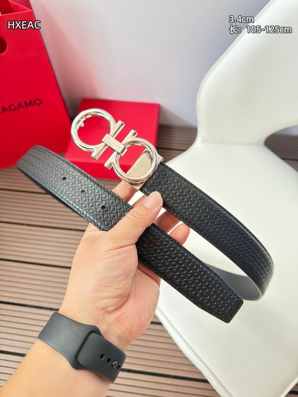 Ferragamo belt 34mmX105-125cm 8L (43)
