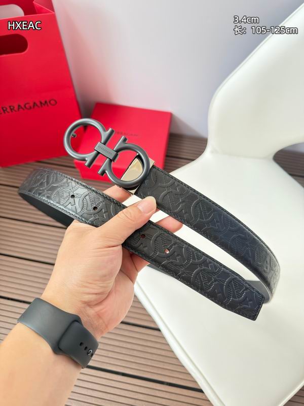 Ferragamo belt 34mmX105-125cm 8L (47)
