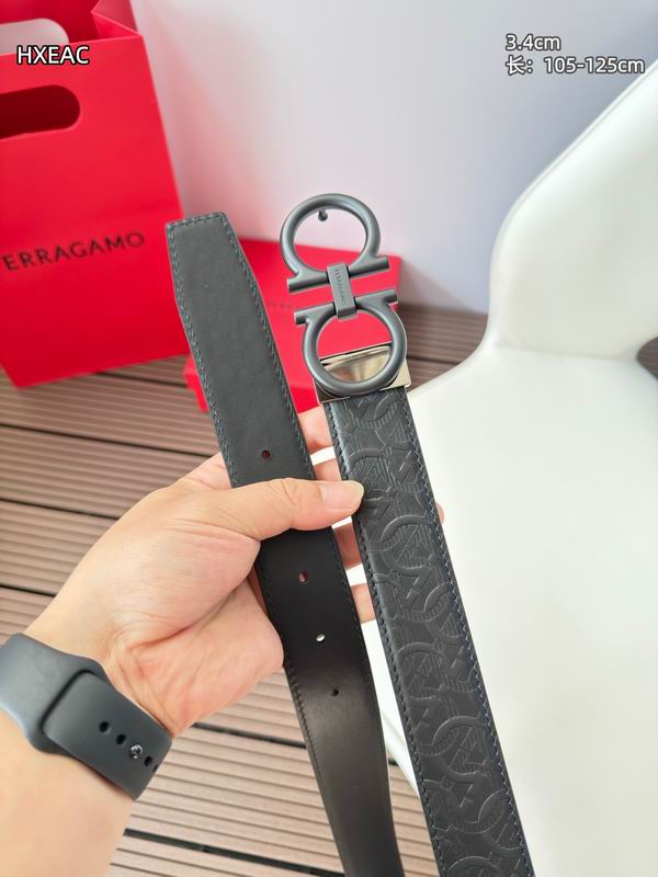 Ferragamo belt 34mmX105-125cm 8L (48)